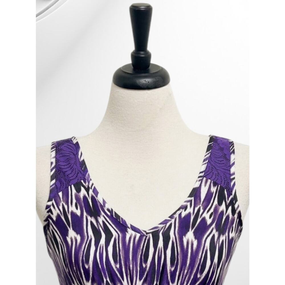 EXPRESS Women’s Small Purple High Low Open Back Dress - Picture 4 of 9